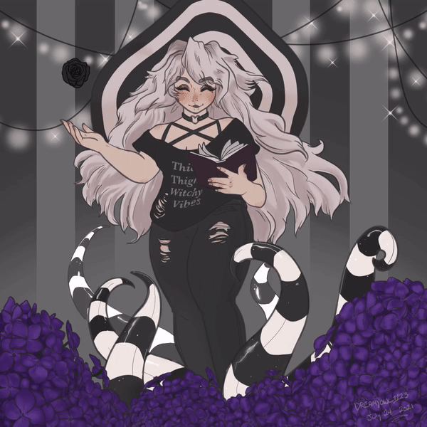 Bewitched Ink Fan animation - ArtFight (2021)